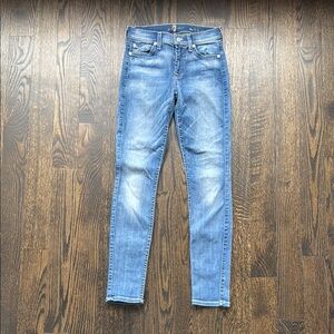 7 for all mankind skinny jeans - size 24